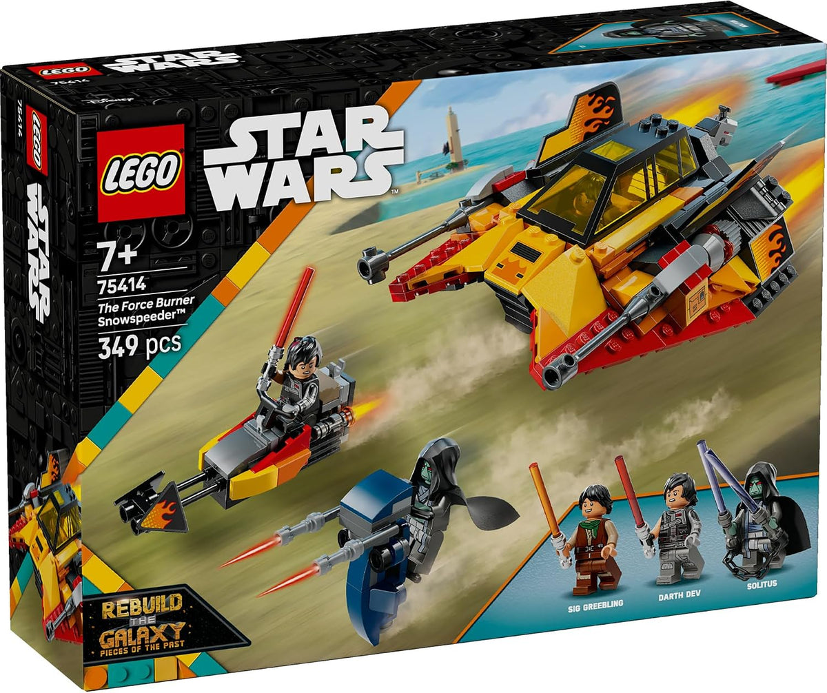 LEGO Star Wars 75414 The Force Burner Snowspeeder - 349 Parça Yapım Seti, 3 Minifigür