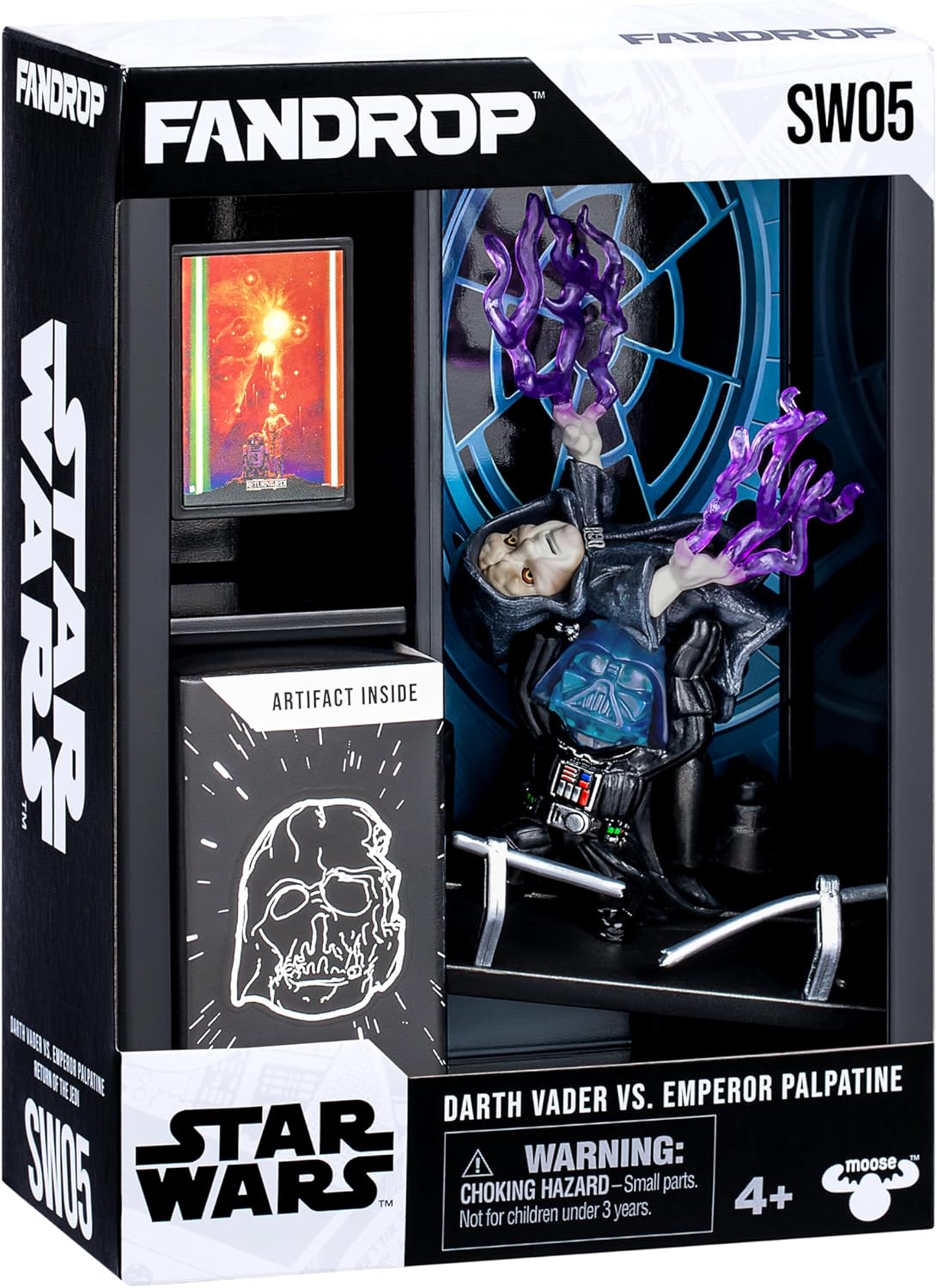 FANDROP Star Wars SW04 Luke Skywalker vs Darth Vader Sergilik Diorama Figür Seti