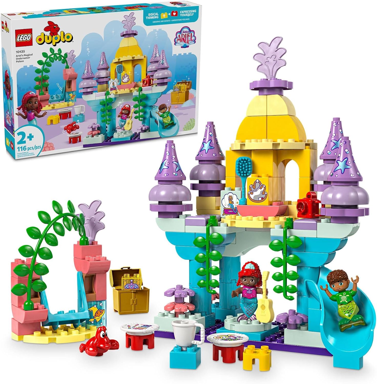 LEGO Duplo Disney Ariel'in Sihirli Su Altı Sarayı 10435 – 116 Parça Yapım Seti