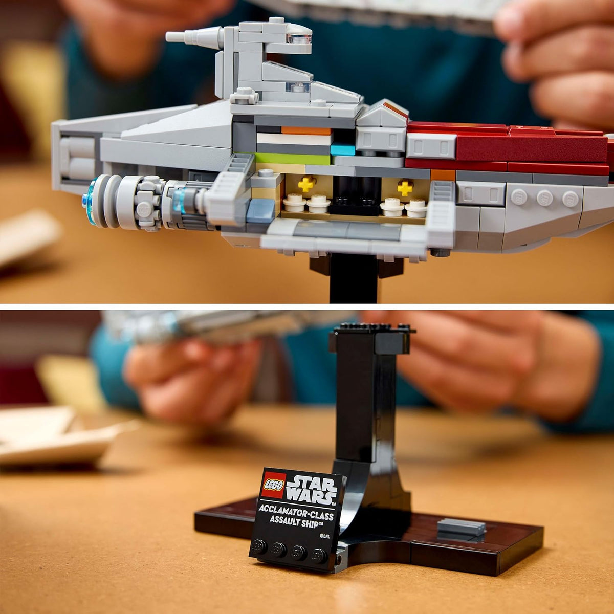 LEGO Star Wars Acclamator Sınıfı Hücum Gemisi 75404 - 450 Parça Sergilik Yapım Seti (+18 Yaş)