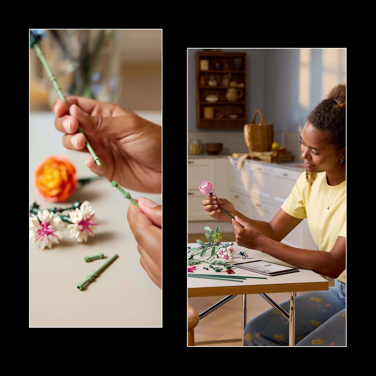 LEGO Botanicals Pretty Pink Çiçek Buketi 10342 - 749 Parça Yetişkin Yapım Seti
