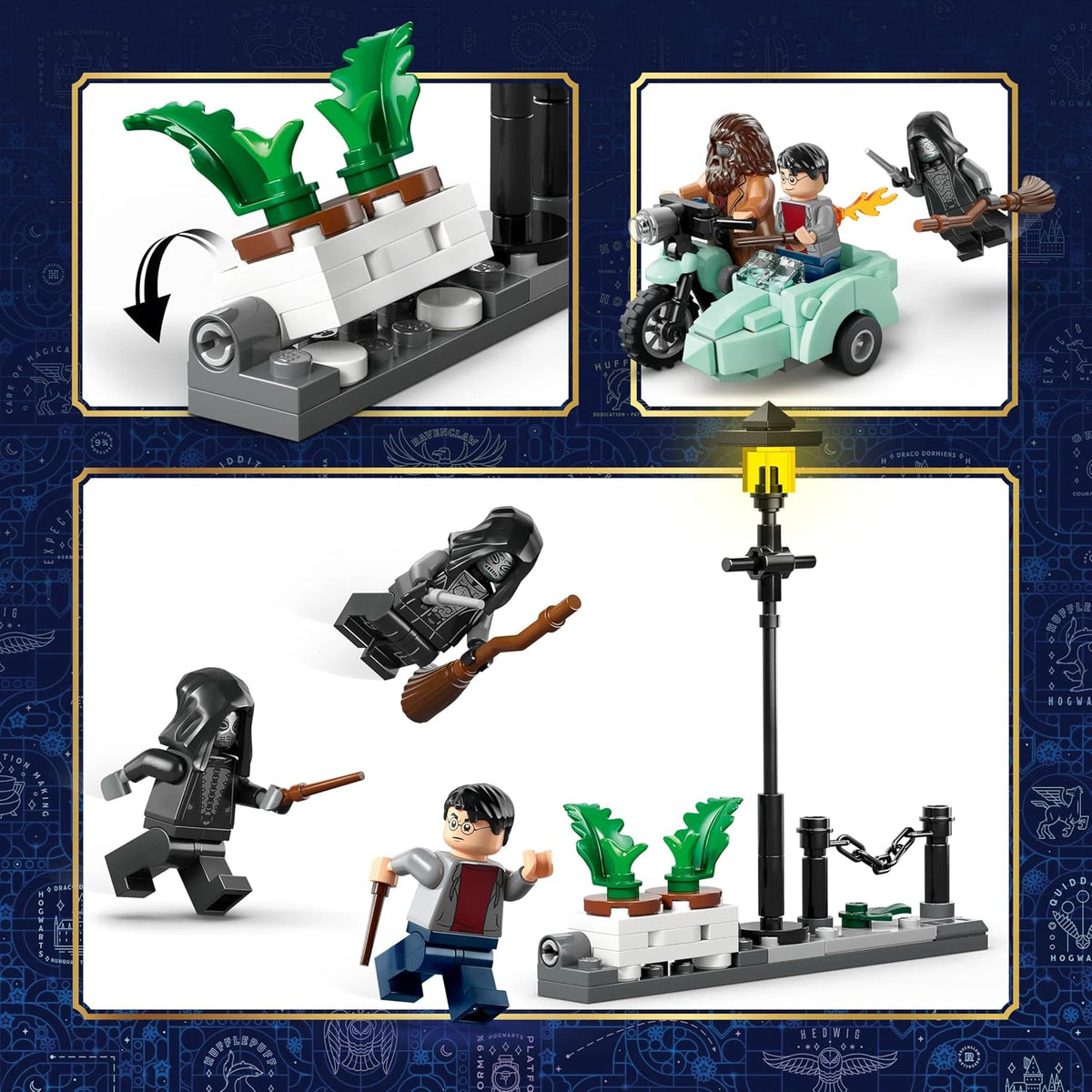 LEGO Harry Potter Hagrid ve Harry'nin Privet Drive Kaçışı 76459 - 124 Parça Yapım Seti (8+ Yaş)