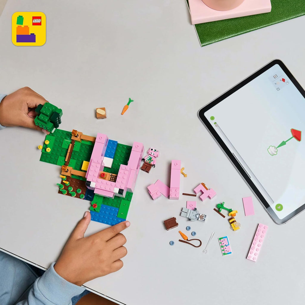 LEGO Minecraft Yavru Domuz Evi 21268 - 238 Parça Yapım Seti (7 Yaş ve Üzeri)