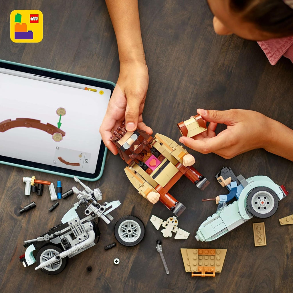 LEGO Harry Potter Hagrid ve Harry'nin Motosiklet Yolculuğu 76443 - 617 Parça Yapım Seti