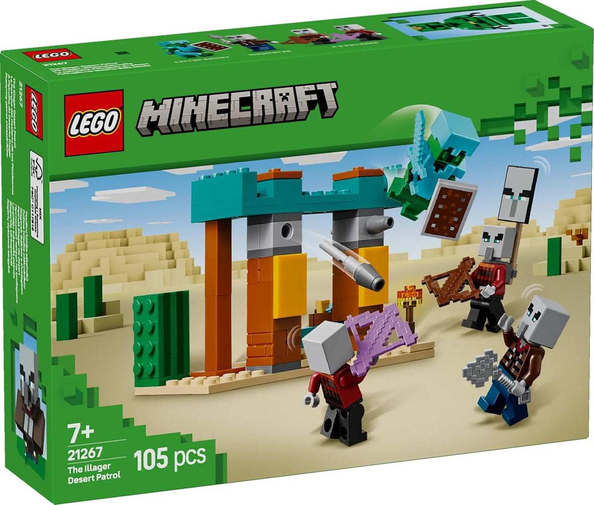 LEGO Minecraft The Illager Çöl Devriyesi 21267 - 105 Parça Yapım Seti (7+ Yaş)
