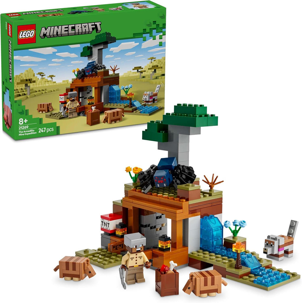 LEGO Minecraft Armadillo Maden Keşfi 21269 - 247 Parça Yapım Seti +8 Yaş