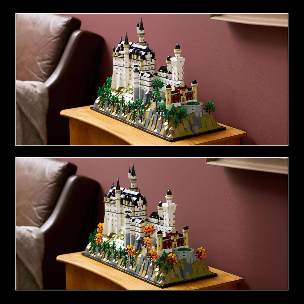 LEGO Architecture Neuschwanstein Şatosu 21063 – 3455 Parça Yetişkin Yapım Seti