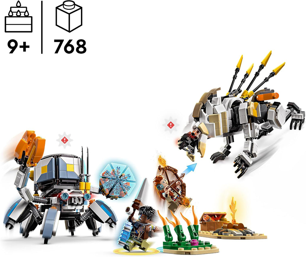 LEGO Horizon Adventures Aloy & Varl vs. Shell-Walker & Sawtooth 77037 - 768 Parça Yapım Seti (9+ Yaş)