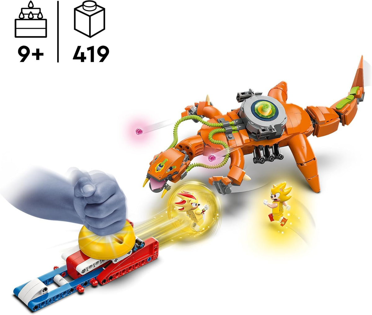 LEGO Sonic the Hedgehog Super Shadow, Biolizard'a Karşı 77003 - 419 Parça Yapım Seti (9+ Yaş)