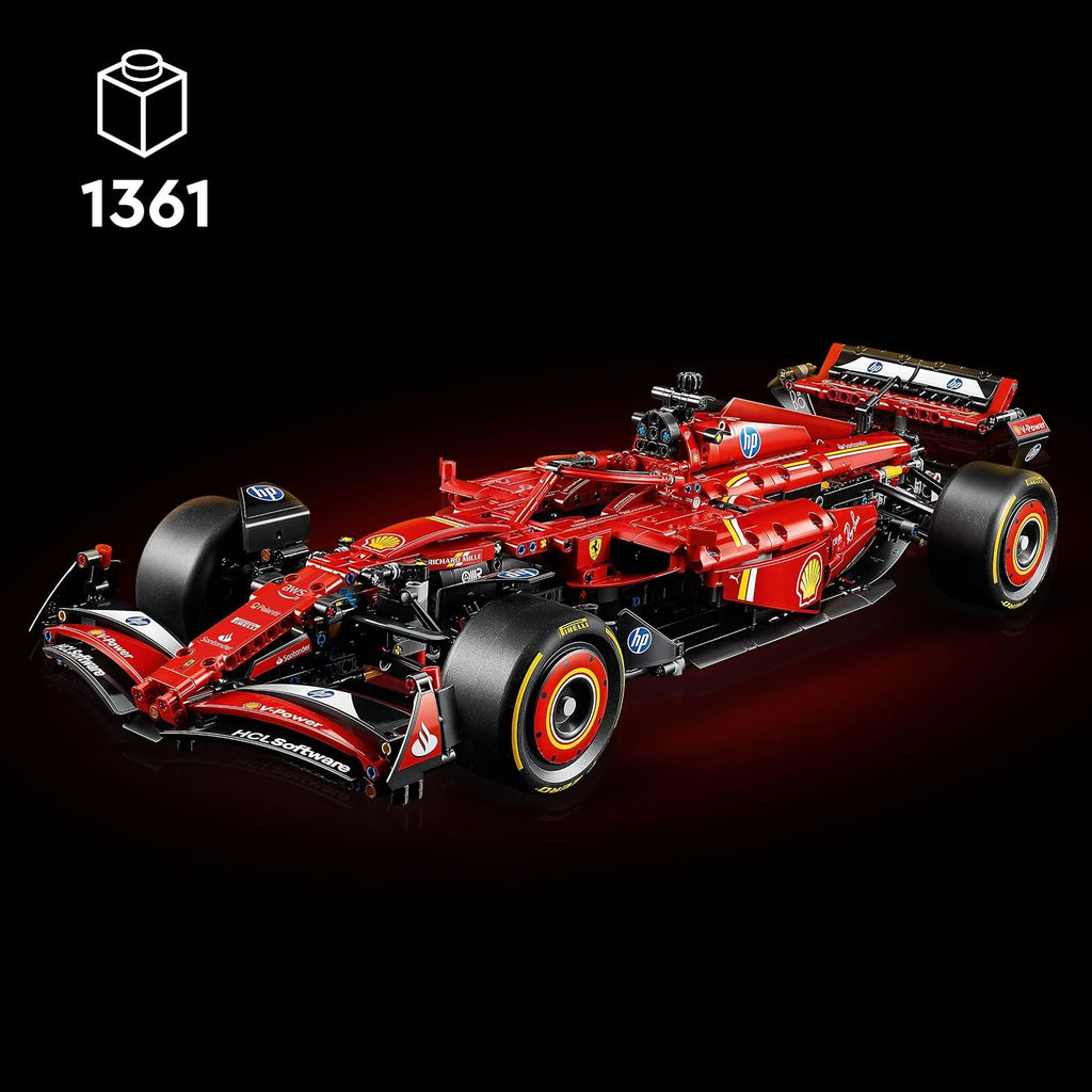 LEGO Technic Ferrari SF-24 F1 Araba 42207 - Yetişkinler İçin Model Yapım Seti (1361 Parça)