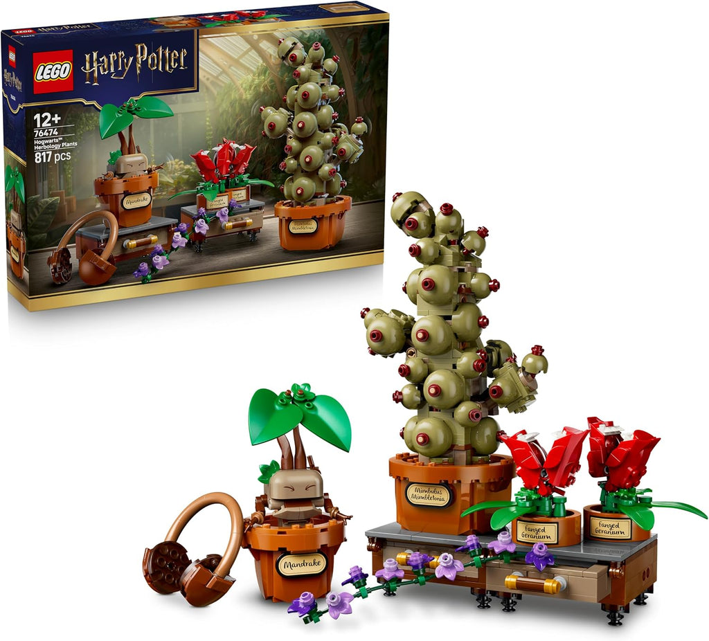 LEGO Harry Potter Hogwarts Bitkibilim Bitkileri 76474 - 817 Parça Koleksiyonluk Yapım Seti (+12 Yaş)