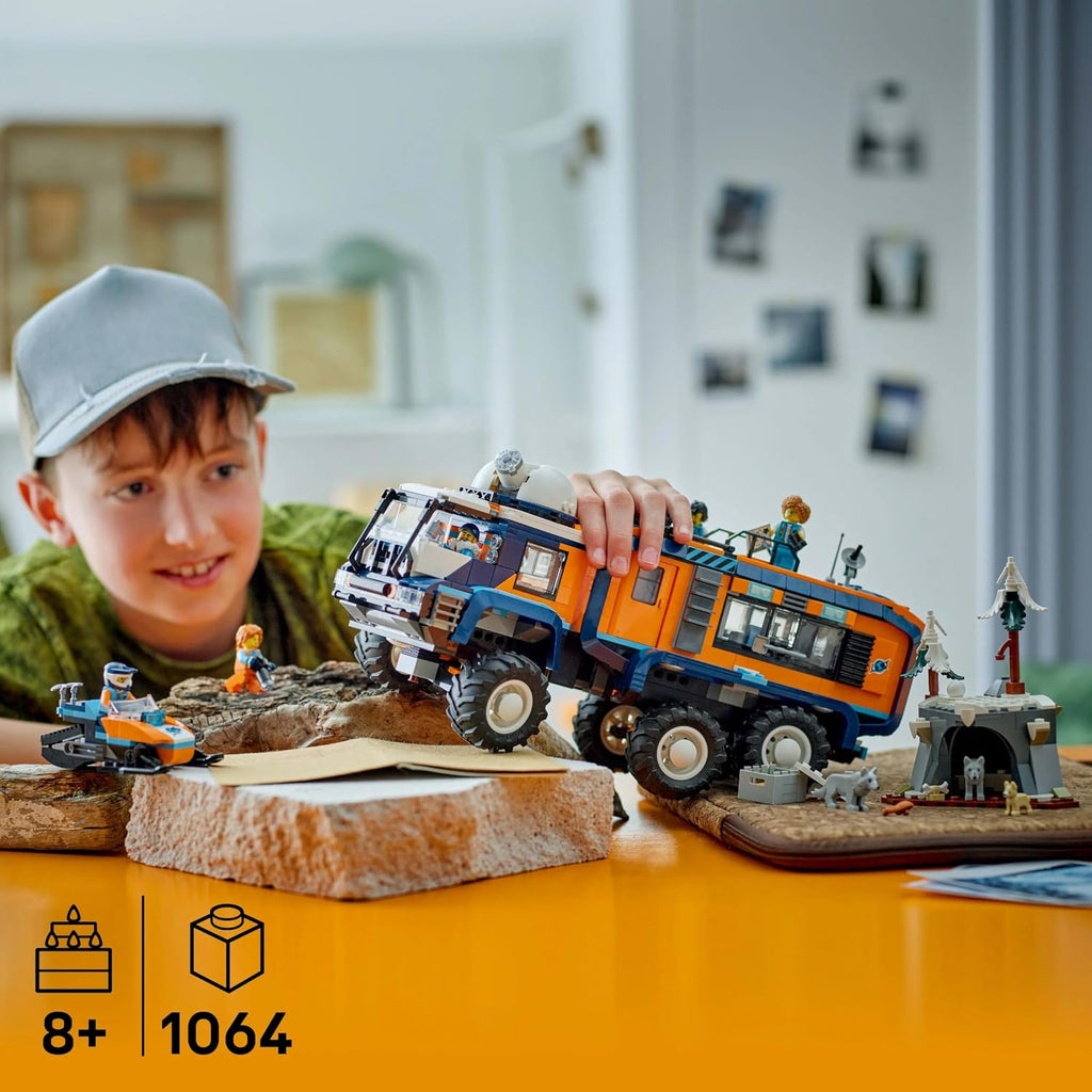 LEGO City Kutup Keşif Kamyonu 60471 - 1064 Parça Yapım Seti, Kutup Kaşifi, +8 Yaş