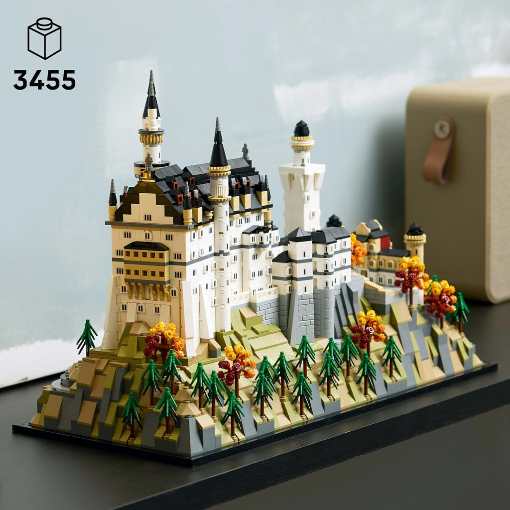 LEGO Architecture Neuschwanstein Şatosu 21063 – 3455 Parça Yetişkin Yapım Seti