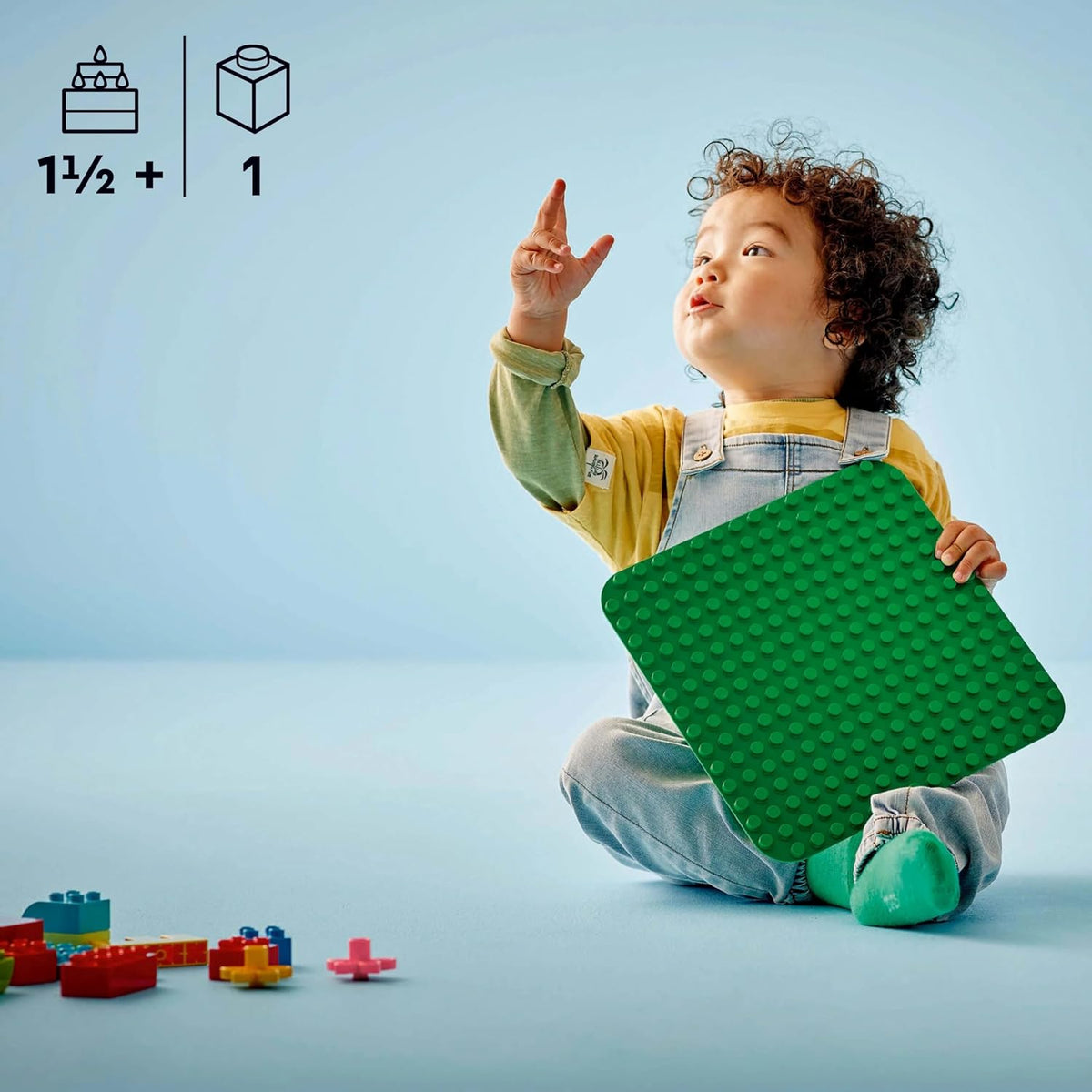LEGO DUPLO Yeşil Yapım Plakası 10460 - 16x16 Zemin Plakası, 1,5+ Yaş