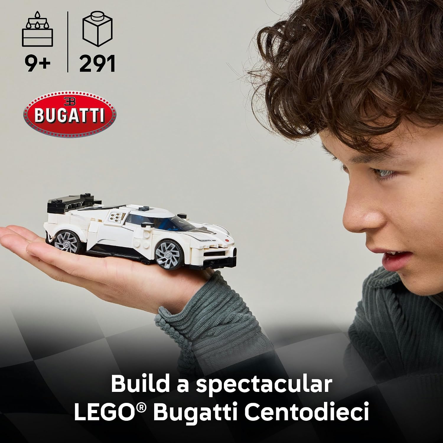 LEGO Speed Champions Bugatti Centodieci 77240 - 291 Parça Model Araba Yapım Seti (9+ Yaş)