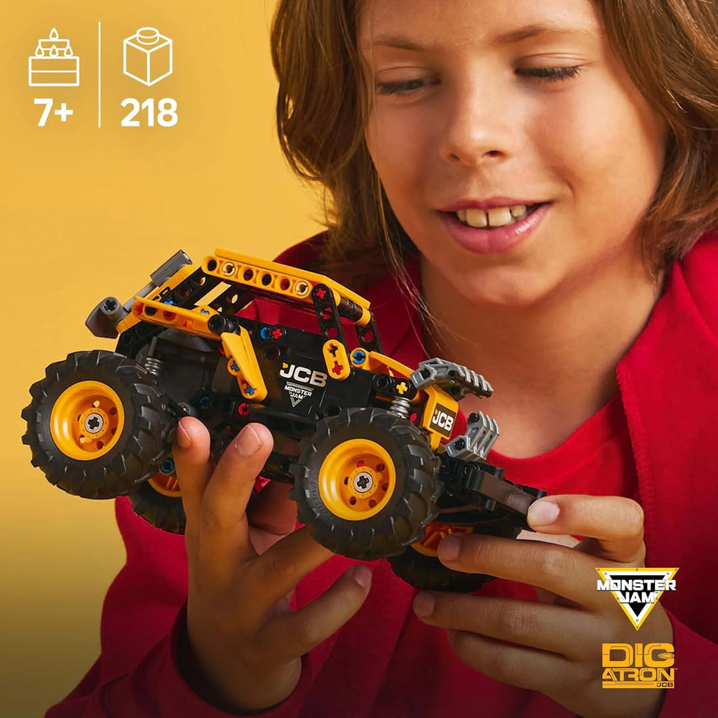 LEGO Technic Monster Jam DIGatron Çek-Bırak Kamyon Yapım Seti - 218 Parça (42199)