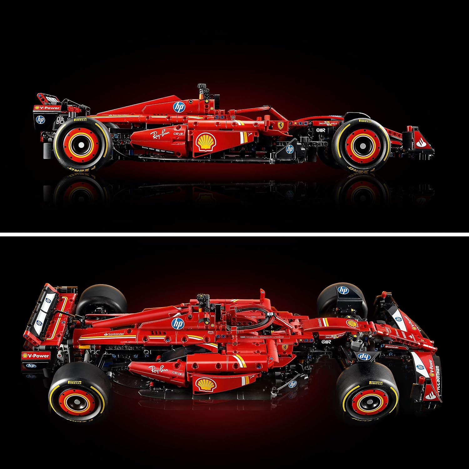 LEGO Technic Ferrari SF-24 F1 Araba 42207 - Yetişkinler İçin Model Yapım Seti (1361 Parça)