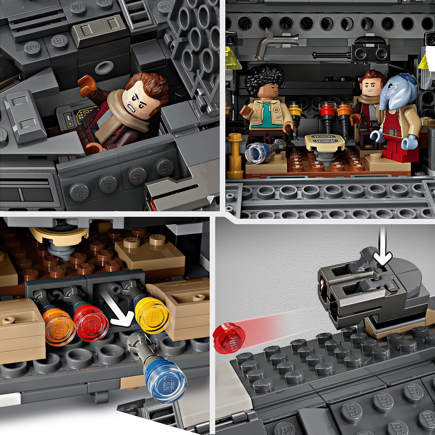 LEGO Star Wars The Onyx Cinder 75374 - 1325 Parçalı Yapım Seti, 5 Minifigürlü