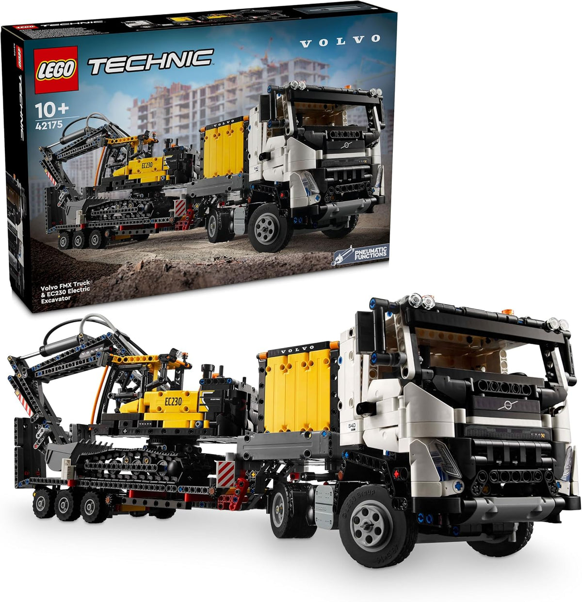 LEGO Technic Volvo FMX Kamyon ve EC230 Elektrikli Ekskavatör 42175 - 2274 Parça Yapım Seti (10+ Yaş)