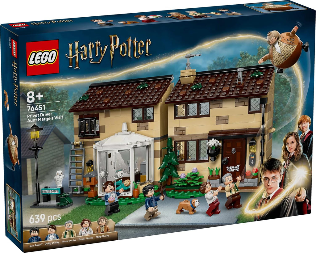 LEGO Harry Potter Privet Drive: Marge Hala'nın Ziyareti 76451 - 639 Parça Yapım Seti (8+ Yaş)