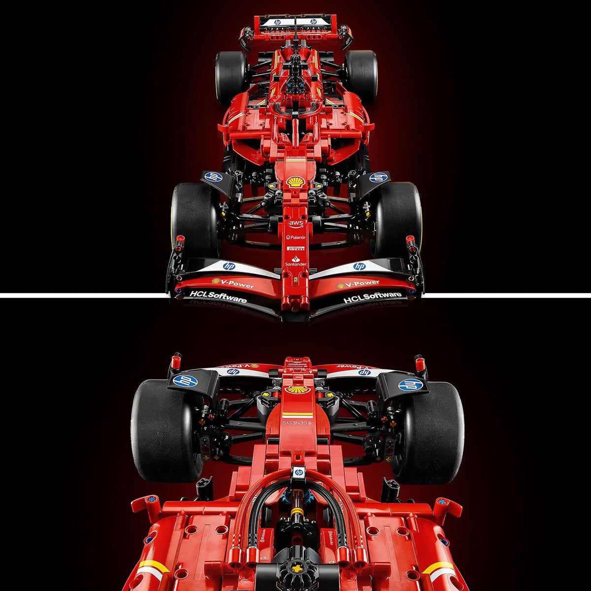 LEGO Technic Ferrari SF-24 F1 Araba 42207 - Yetişkinler İçin Model Yapım Seti (1361 Parça)