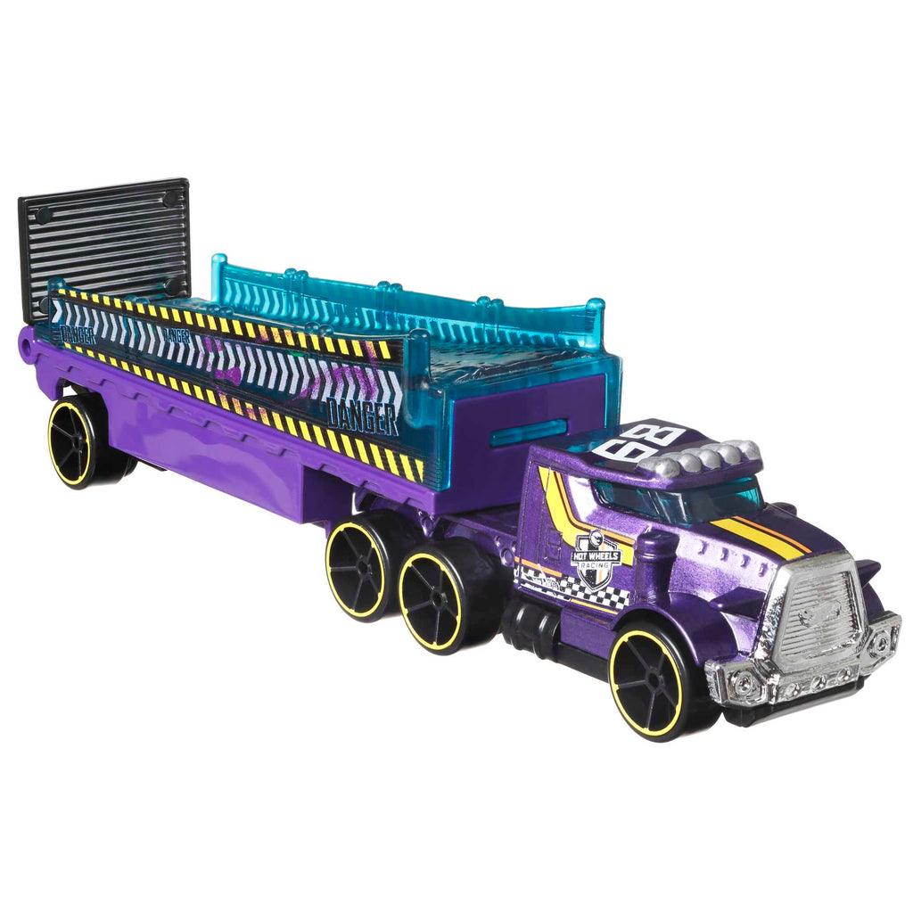 Hot Wheels Taşıyıcı Tırlar - Enerjik Ayrıntılarla Dolu Spor Arabalı Süper Tırlar - BDW51