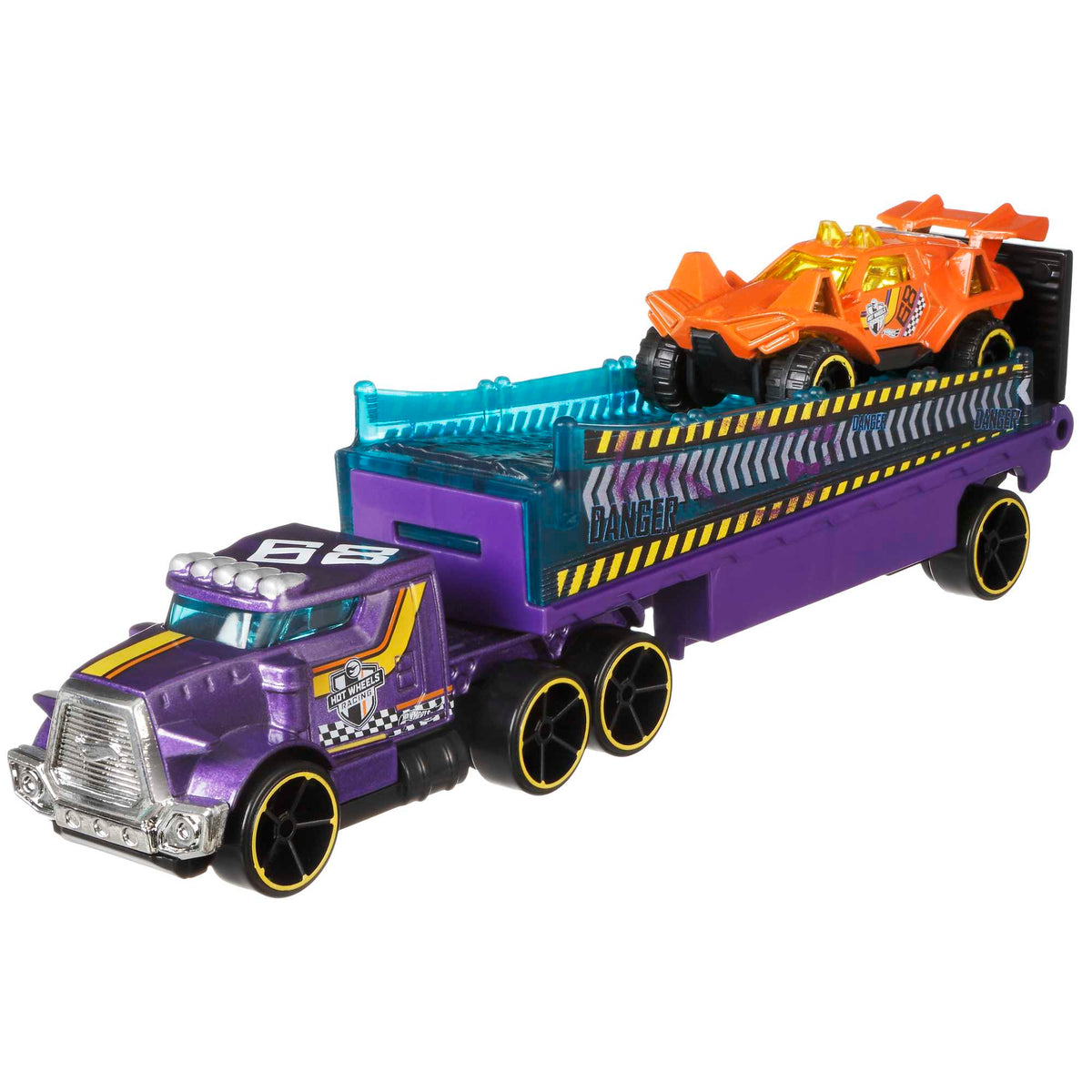 Hot Wheels Taşıyıcı Tırlar - Enerjik Ayrıntılarla Dolu Spor Arabalı Süper Tırlar - BDW51