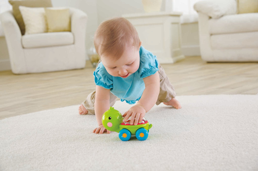 Fisher Price Poppity Araçlar, Emeklemeye Teşvik Edici Zıplayan Renkli Toplar, Eğlenceli Sesler, BGX29