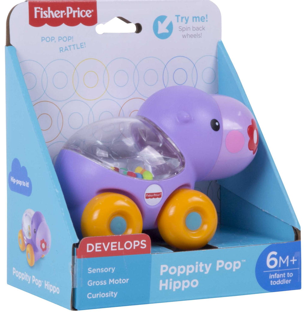 Fisher Price Poppity Araçlar, Emeklemeye Teşvik Edici Zıplayan Renkli Toplar, Eğlenceli Sesler, BGX29