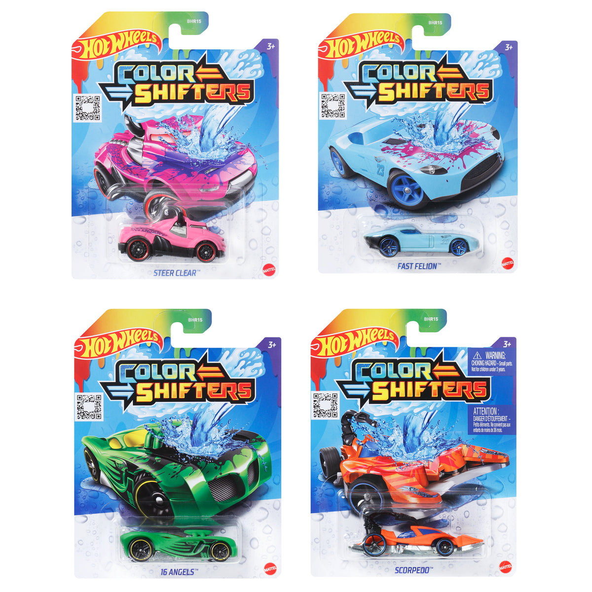 Hot Wheels Renk Değiştiren Arabalar - 1:64 Ölçekli, Suda Renk Değiştiren Oyuncak Arabalar - BHR15