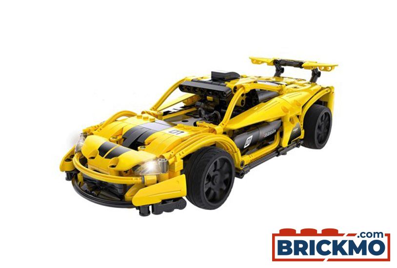 CaDA Assassin C51101W Uzaktan Kumandalı Yapı Bloğu Spor Araba Seti - 417 Parça, RC 2.4GHz