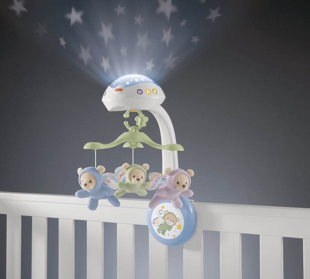 Fisher-Price Kelebekli Rüyalar Dönence, Sevimli Arkadaşlar ve Işık Gösterisi ile Rahatlatır CDN41