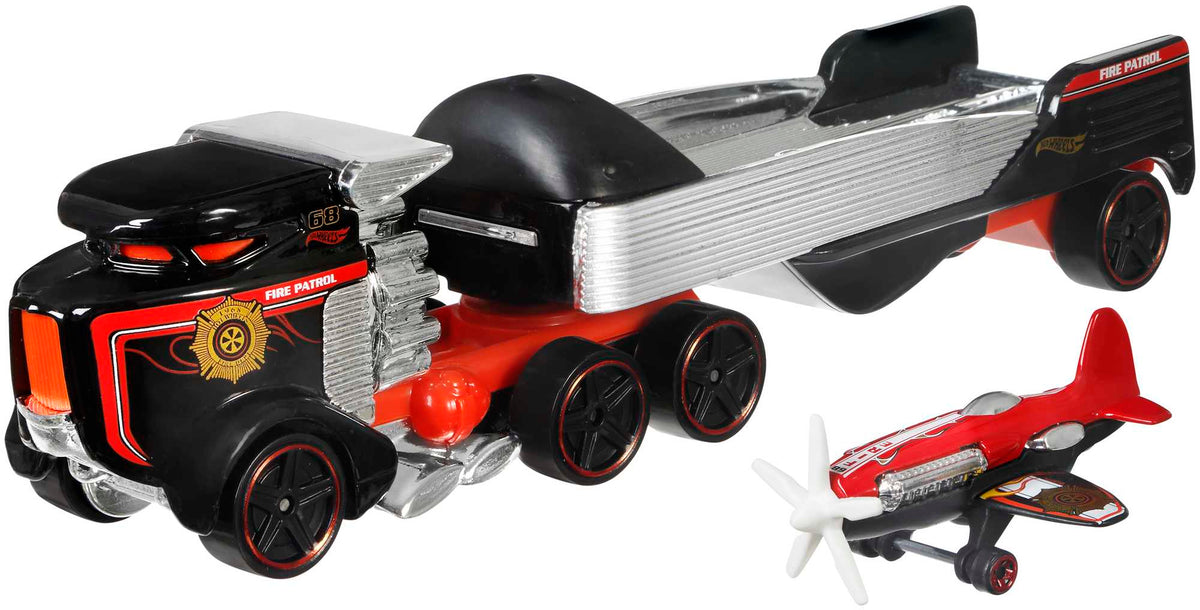 Hot Wheels Taşıyıcı Tırlar - Enerjik Ayrıntılarla Dolu Spor Arabalı Süper Tırlar - Sky Show Rig CGC28
