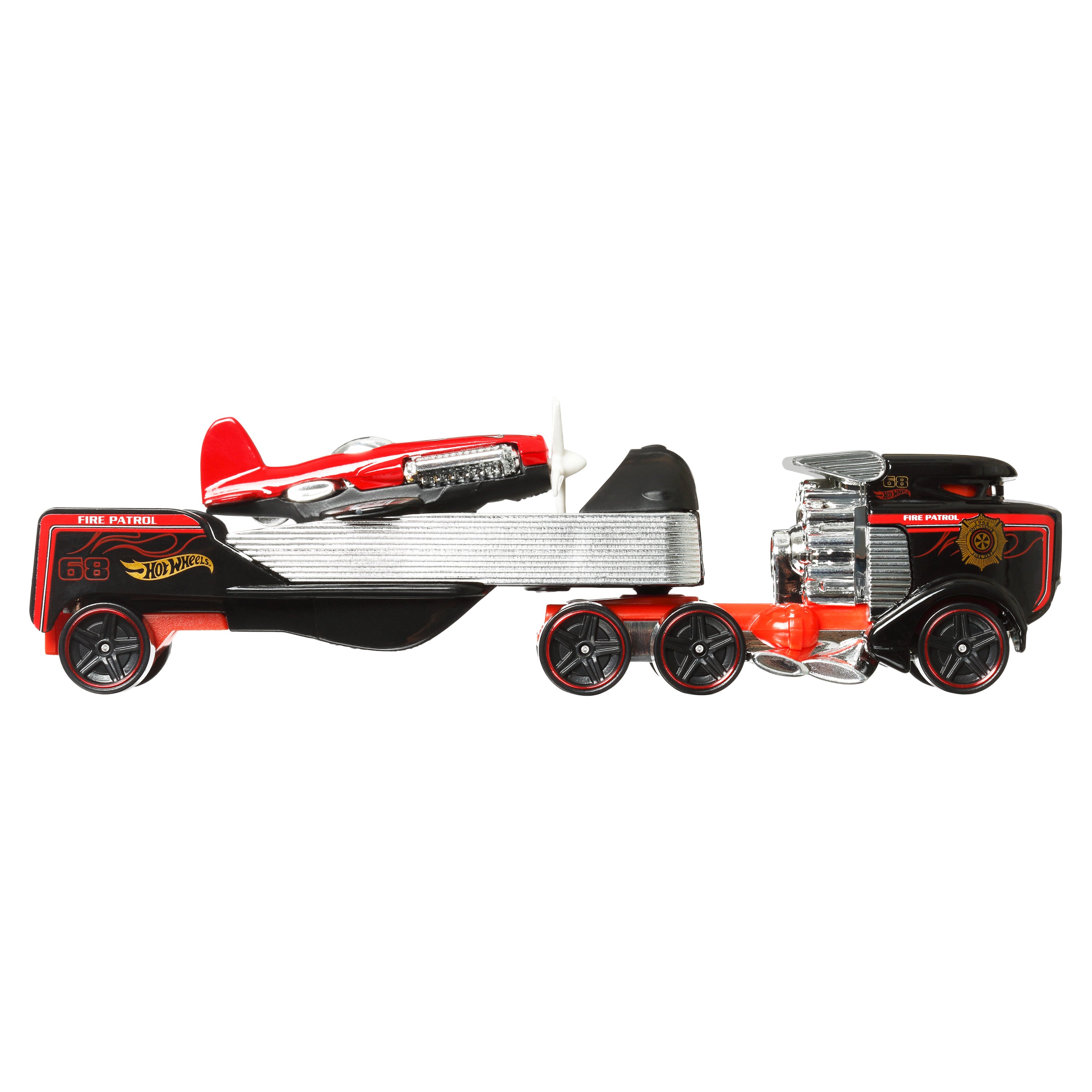 Hot Wheels Taşıyıcı Tırlar - Enerjik Ayrıntılarla Dolu Spor Arabalı Süper Tırlar - Sky Show Rig CGC28