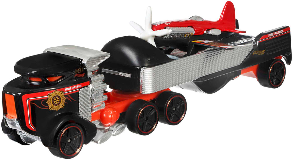 Hot Wheels Taşıyıcı Tırlar - Enerjik Ayrıntılarla Dolu Spor Arabalı Süper Tırlar - Sky Show Rig CGC28