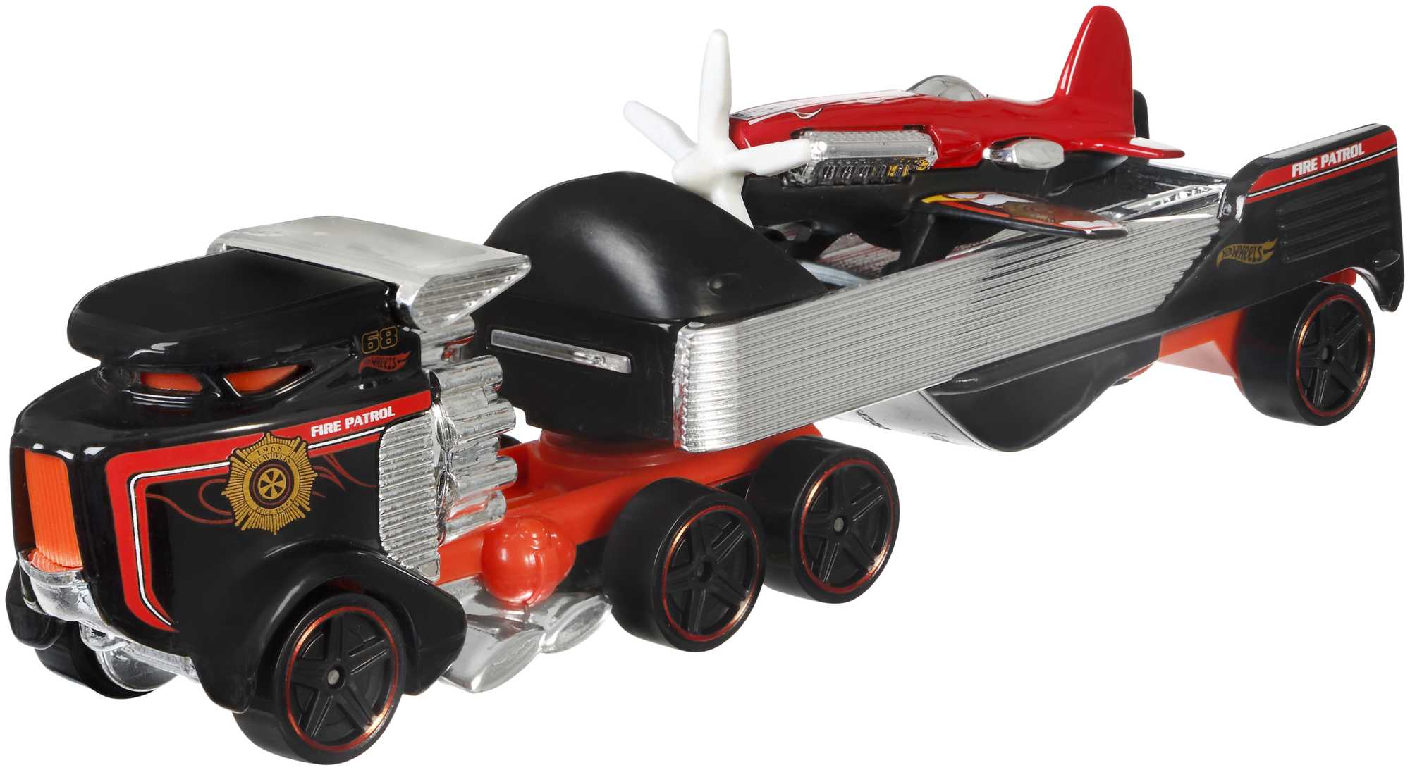 Hot Wheels Taşıyıcı Tırlar - Enerjik Ayrıntılarla Dolu Spor Arabalı Süper Tırlar - Sky Show Rig CGC28