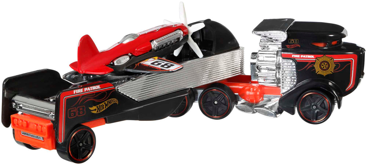 Hot Wheels Taşıyıcı Tırlar - Enerjik Ayrıntılarla Dolu Spor Arabalı Süper Tırlar - Sky Show Rig CGC28