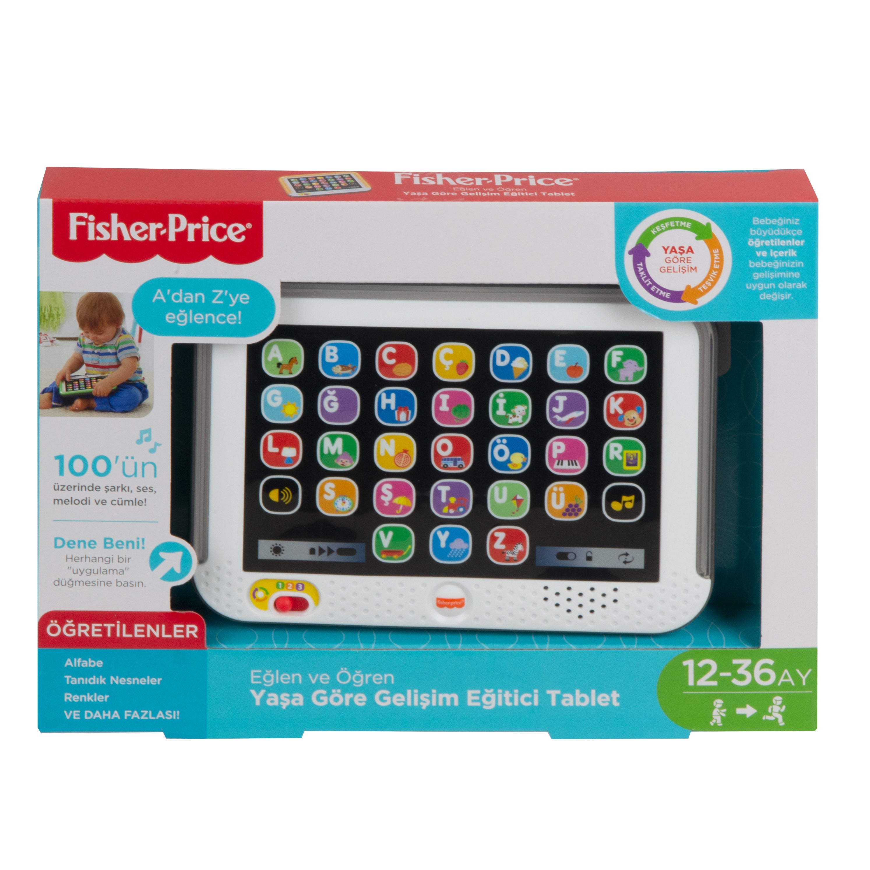 Yaşa Göre Gelişim Eğitici Tablet (Türkçe), Akıllı Ipad, 28 Farklı Uygulama