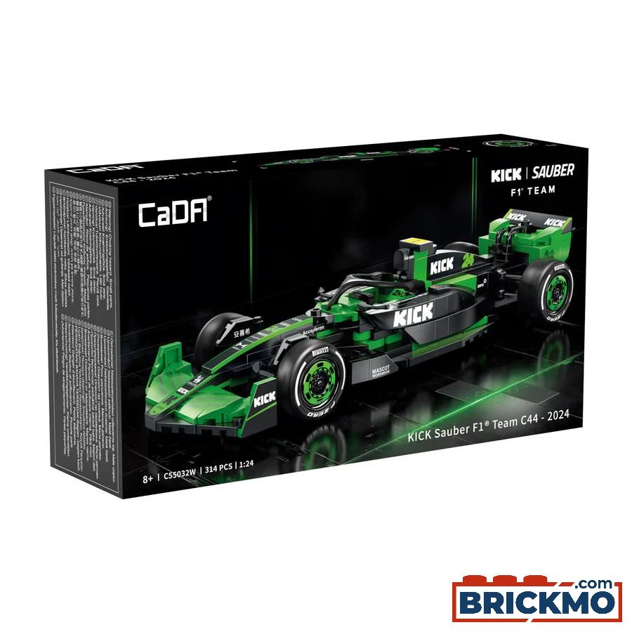 CaDA C55032W Sauber F1 KICK Team C44 Model Araç Yapım Seti - 314 Parça