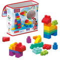 Mega Bloks 60'lı Blok Torbaları (Klasik-Mavi), Büyük Boyutlu Bloklar, 1 Yaştan İtibaren Uygun, Doğa Dostu Saklama Çantası Dahil, DCH55