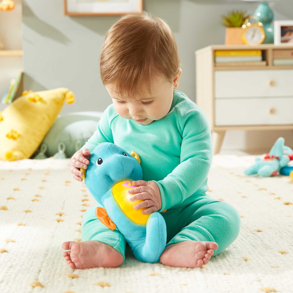 Fisher-Price Uyku Arkadaşım Işıklı Deniz Atı (Mavi)