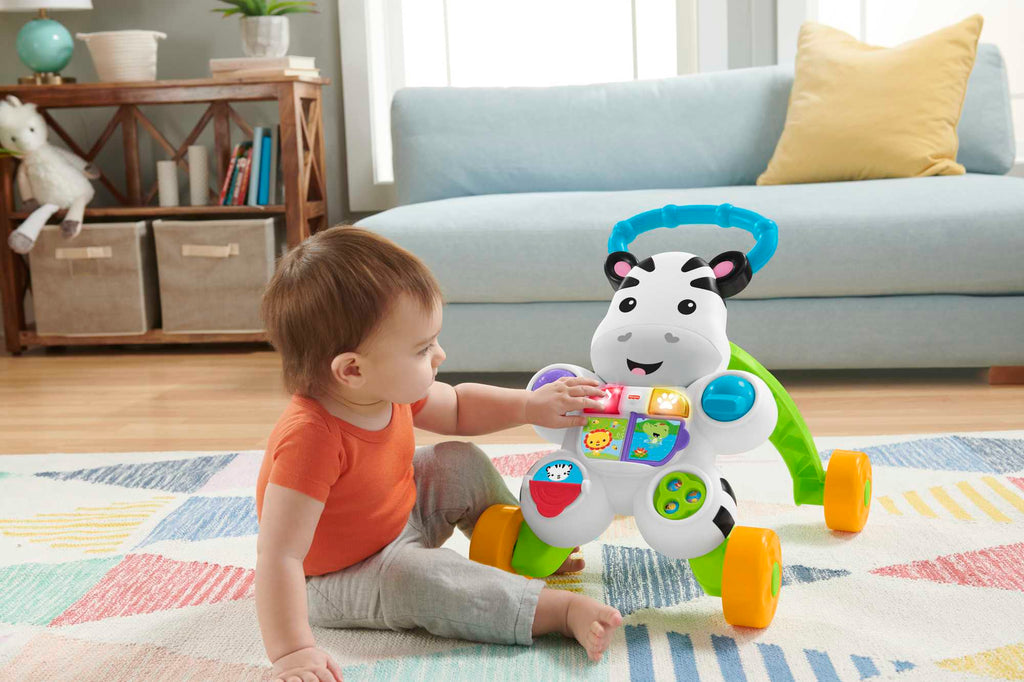 Melodili Zebra Yürüteç, Yürümeye Teşvik Edici Işıklı ve Müzikli Bebek Oyuncağı