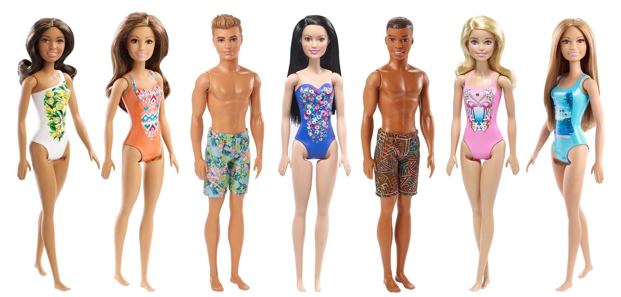 Barbie® Plajda Bebekleri
