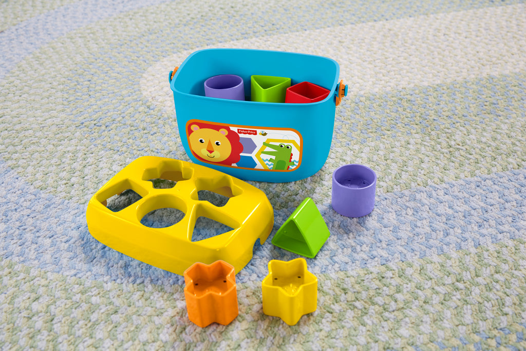 Fisher Price Renkli Bloklar, Kova ve 10 Adet Blok, Yerleştirme Oyunu