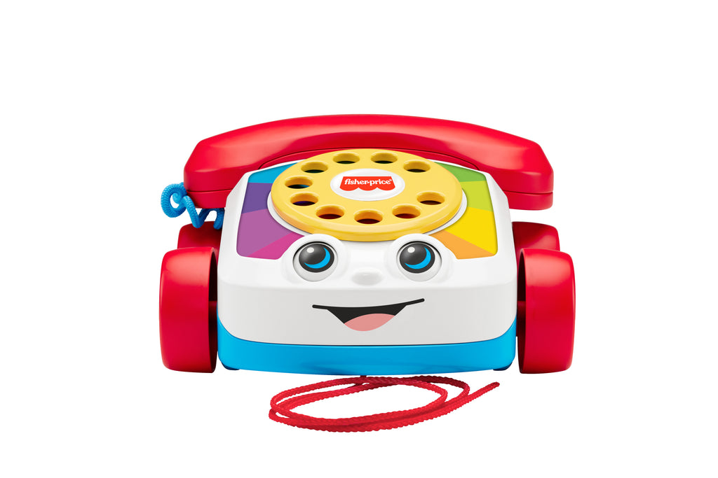 Fisher-Price Eğitici Geveze Telefon, Sürüklenebilir, Klasik, Çevirmeli Oyun Telefonu FGW66
