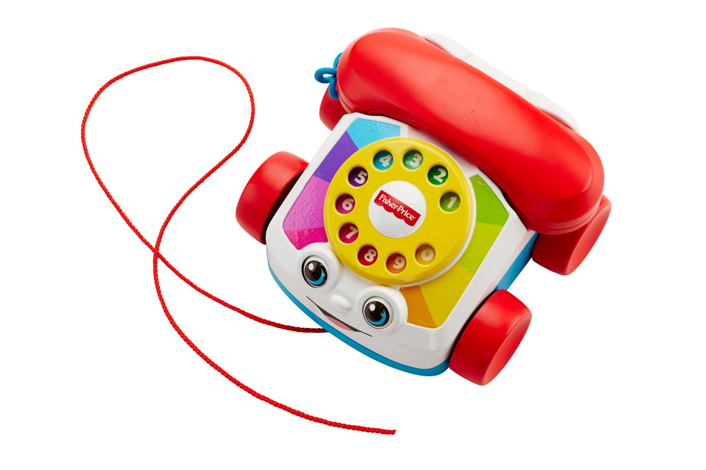 Fisher-Price Eğitici Geveze Telefon, Sürüklenebilir, Klasik, Çevirmeli Oyun Telefonu FGW66