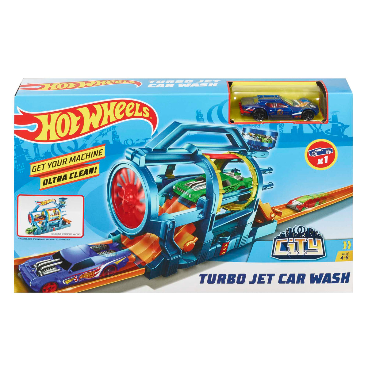 Hot Wheels Şehir Başlangıç Setleri - Oto Yıkama İstasyonu FJN35