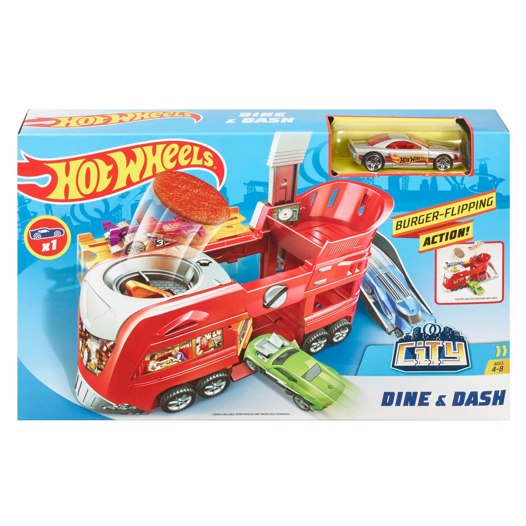 Hot Wheels Şehir Başlangıç Setleri - Dine &amp; Dash FJN39