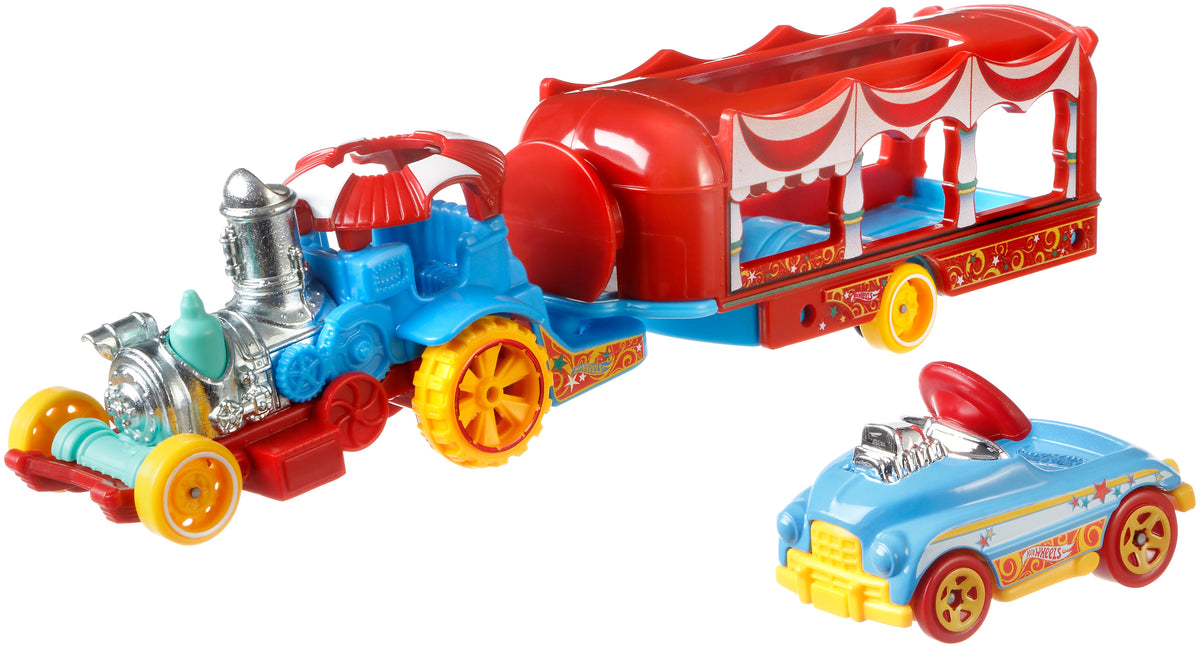 Hot Wheels Taşıyıcı Tırlar - Enerjik Ayrıntılarla Dolu Spor Arabalı Süper Tırlar - Nival Steamer FWK89