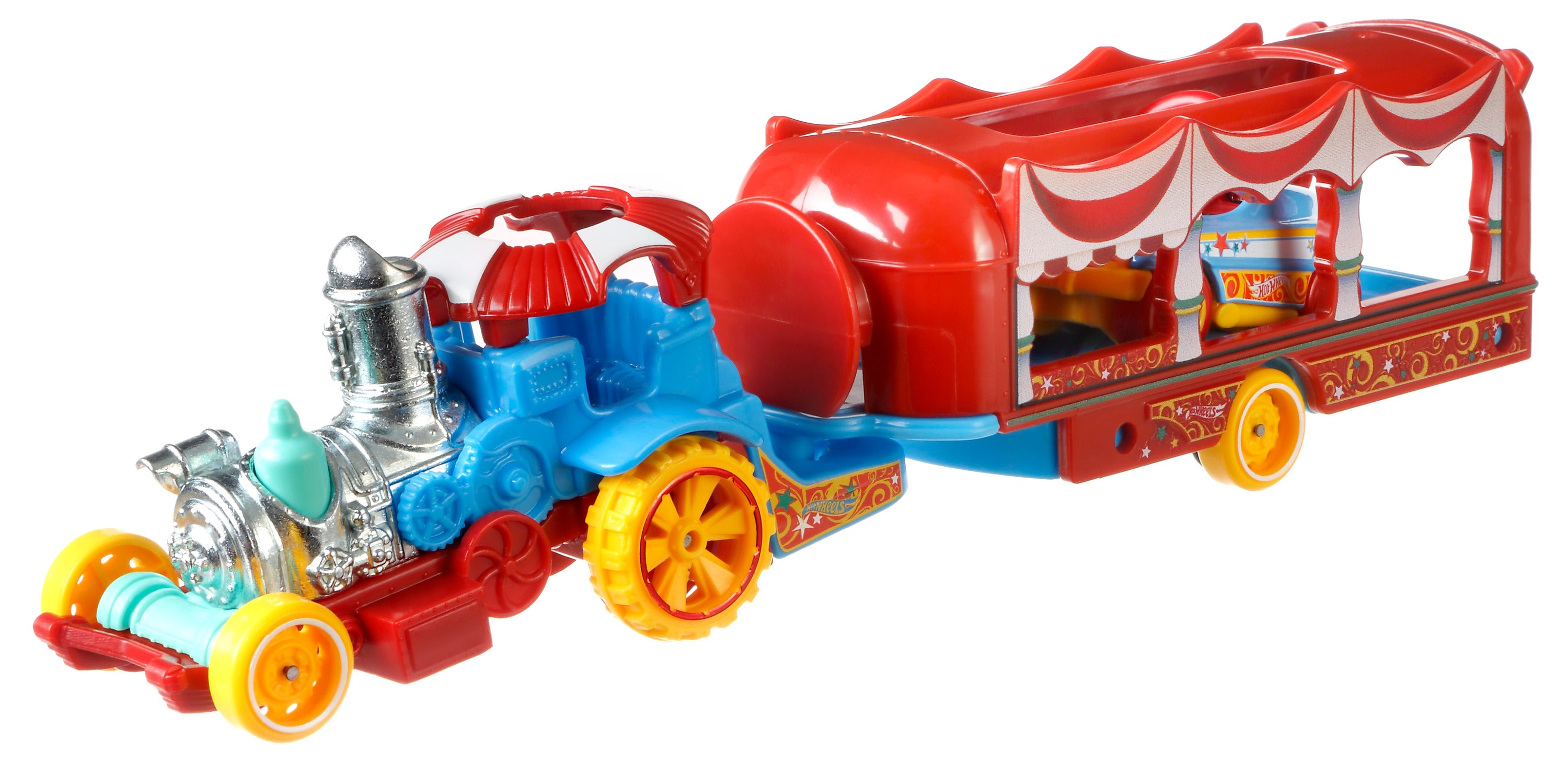 Hot Wheels Taşıyıcı Tırlar - Enerjik Ayrıntılarla Dolu Spor Arabalı Süper Tırlar - Nival Steamer FWK89